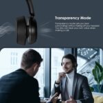 ANC & ENC Headset with Microphone for PC, Wireless Headset with Mic for Work(Flip-to-Mute & USB Dongle), Bluetooth 5.4 Noise Cancelling Headphones with Mic for Call Center/Home/Computer/Cell Phones - Image 5