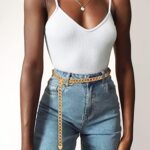 WHIPPY Waist Chain Belt Women Ladies Adjustable Body Waist Link Belts for Jeans Dresses - Image 6