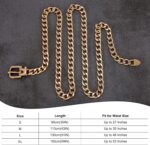 WHIPPY Waist Chain Belt Women Ladies Adjustable Body Waist Link Belts for Jeans Dresses - Image 7
