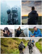 iCreek Rain Suit Waterproof Jacket with Pants 2 Pieces Breathable Lightweight Packable Raincoat with Hooded Rain Gear Unisex - Image 7