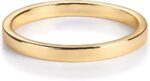 PAVOI 14K Gold Plated Twist Stacking Ring | Bands for Women - Image 4