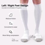 Compression Socks for Women and Men,Knee High 15-20mmHg Graduated Circulation(3 Pairs) for Nurses,Pregnant,Travel - Image 5