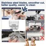 Clipper Blades Pet Grooming Clipper Replacement Blades Detachable Blade Compatible with andis/wahl/Oster Dog Clippers (2 * 10+30+4FC+5FC+7FC) - Image 3