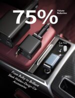 LISEN 72W Retractable Car Charger USB C for iPhone 17 Fast Charge,【60% Less Space, Ultra-Mini】 Type C Car Phone Charger Adapter for iPhone 16 15 Pro Max Plus Air Pixel Android - Image 3