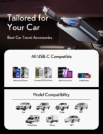 LISEN 72W Retractable Car Charger USB C for iPhone 17 Fast Charge,【60% Less Space, Ultra-Mini】 Type C Car Phone Charger Adapter for iPhone 16 15 Pro Max Plus Air Pixel Android - Image 6