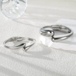 Gold Bangle Bracelets for Women, 2Pcs 18K Gold Plated Cuff Thick Waterdrop Statement Bracelets Chunky Cuff Bracelet Gifts for Women Jewelry Trendy - Image 7