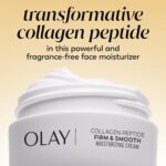 Olay Regenerist Radiance Collagen Peptide Face Moisturizer: Firm & Smooth Cream - Fragrance-Free, Hydrating, Firming, Anti-Aging & Anti-Wrinkle - 2 Oz - Image 9