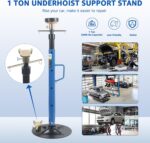 HKTE Underhoist Support Stand with Handle, Capacity 2000lbs, Adjustable Height, Multi-Functional Topped Adapter, US Patented - Image 3