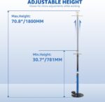 HKTE Underhoist Support Stand with Handle, Capacity 2000lbs, Adjustable Height, Multi-Functional Topped Adapter, US Patented - Image 4