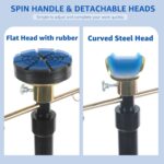 HKTE Underhoist Support Stand with Handle, Capacity 2000lbs, Adjustable Height, Multi-Functional Topped Adapter, US Patented - Image 5