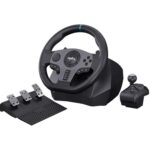 PXN Racing Wheel - Steering Wheel V9 Driving Wheel 270°/ 900° Degree Vibration Gaming Steering Wheel with Shifter and Pedal for PS4,PC,PS3,Xbox Series X|S, Xbox One(V9) - Image 5