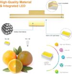 SineRise 16-Inch LED Modern Bathroom Vanity Light Bar, Gold Modern Acrylic Bathroom Wall Lighting Fixtures Over Mirror (Cool White 6000K) - Image 3