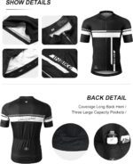 INBIKE Cycling Jersey Mens Set Reflective Breathable Biking Outfit Quick-Dry Bib Bicycle Jersey with 3D Padded Shorts - Image 4