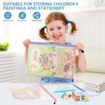 SenseYo 10 Pcs Waterproof A4 Mesh Zipper Pouch Bags for Office Supplies, Home Organization, Travel Storage (10 Colors) - Image 5