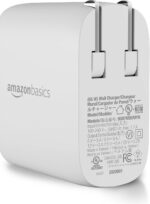 Amazon Basics 65W One-Port GaN USB-C Wall Charger with Power Delivery PD, Foldable Plug, for Laptops, Tablets & Phones, White - Image 3