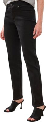 Tribal Womens Sophia Curvy Straight Fit Mid Rise Stretch Jeans (Regular, Plus and Petite Sizes) - Image 4