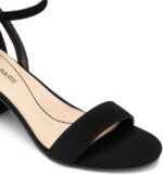 DREAM PAIRS Women's Chunky Low Heels Open Round Toe Ankle Strap Block Heels Party Dress Wedding Sandals - Image 6