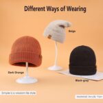 Moon Kitty 2PCS Baby Beanie Soft Toddler Beanie Warm Knitted Infant Winter Hats for Baby Boys - Image 7