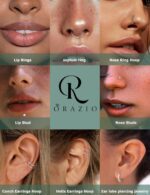 ORAZIO Nose Rings for Women - 14K Gold Filled Hypoallergenic Surgical Steel Nose Ring Hoops 18G/20G/22G Small Cute CZ Screw L Shaped Nose Studs Piercings Jewelry for Women Men 12Pcs - Image 4