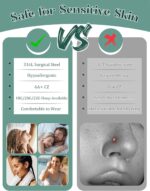 ORAZIO Nose Rings for Women - 14K Gold Filled Hypoallergenic Surgical Steel Nose Ring Hoops 18G/20G/22G Small Cute CZ Screw L Shaped Nose Studs Piercings Jewelry for Women Men 12Pcs - Image 8