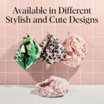 Kitsch Luxury Shower Caps for Women Reusable Waterproof - Large Shower Cap for Women, Non-slip, Quick-dry Hair Cap for Long and Short Hair, Comfortable and Stylish Design - Blush Dot - Image 9