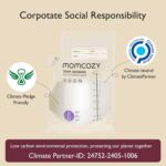 Momcozy Easy Pour Breastmilk Storage Bag, 8Oz, Temp-Sensing Color Change, 60 Count Milk Bag with Self Standing for Breastfeeding, No Leak Presterilized for Freezer, Recyclable & BPA Free - Image 8