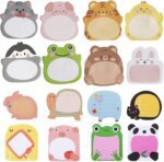 32 Pads Cute Sticky Notes, Animal Sticky Notes Self Adhesive Cartoon Notes Memo Pads Notes Page School Tab for School Office Supplies - Image 2