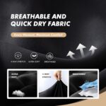 5 Pack Polo Shirts for Men - Quick Dry Moisture Wicking Performance Short Sleeve Mens Golf Shirts for Work Athletic - Image 2