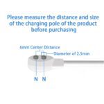 6mm Magnetic USB DC Charger Cable, 2.7ft Replacement Oval Base Charging Cord for Rechargeable Toys, Massagers, Electric Toothbrushes,Children's Watches, Dog Trainer, Facial Cleanser - Image 2