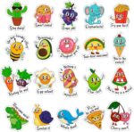 800PCS Punny Teacher Sticker for Student, D-FantiX Motivational Reward Stickers for Kids Classroom, Must Have Essentials for Teachers Elementary, Positive Encouragement Stickers Home School Supplies - Image 2