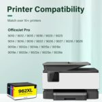 962 962XL 9015e Ink Cartridges Combo Pack: Replacement for HP 9010 9018e Ink 962XL Black and 962 Color 962XL/962 OfficeJet Pro 9025e 9015 9018 9020 9025 9010e 9012e 9020e Printer 4 Pack - Image 2