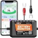 ANCEL BM Series 24V 12V 6V Battery Monitor - BM300 Pro Bluetooth 5.3 Battery Monitor with Charging, Cranking System Test & Alarm - IP67 Waterproof Voltmeter for Trucks, Cars, Motorcycles, Boats - Image 2