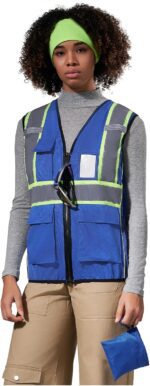 AYKRM 11 color Ladies High Vis Reflective Safety Vest for Women - Image 2