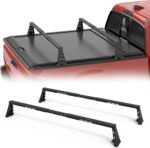 Adjustable Truck Bed Rack Cross Bars Only Compatible with Retractable Hard Tonneau Covers Suitable for Mid Size Full Size Trucks (No Drilling Required Installation) - Image 2