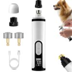 Ayland heusom Silent Groom Pro Nail Grinder, 2025 New Nail Grinder for Dogs and Cats with LED Light & 3 Speeds, 2000mAh USB Rechargeable Dog Nail Trimmer for Thick Nails (1pc+2 Heads) - Image 2