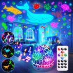Baby Sound Machine Night Light Projector Kids Christmas Gifts | 15 White Noise Machine & 3D Films | 31Colors & Remote Control | Autism Toys Night Light for Kids, Baby Boy Toys, Egg Light for Nursery - Image 2