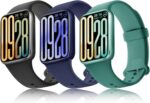 Bands for Xiaomi Smart Band 9 Pro/ 8 Pro Straps for Women Men, 3 Pack Soft Silicone Strap Replacement Wristbands Compatible with Xiaomi Smart Band 8Pro/9Pro - Image 2
