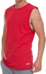 Billabong Big and Tall Muscle T Shirts for Men - Cotton Mens Sleeveless Tees - Image 2
