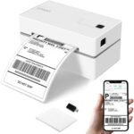 Bluetooth Thermal Shipping Label Printer, 4x6 Portable Thermal Address Label Printer for Small Business, Compatible with iPhone,Android,Windows,Mac,Chromebook –Works with Ebay Shopify USPS&More - Image 2