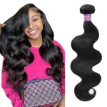 Body Wave Bundles Human Hair 18 Inch 14A Human Hair Bundles Real 100% Raw Unprocessed Brazilian Virgin Sew in Quick Weave Natural Black Deals Thick Hair Extensions - Image 2