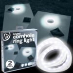 Brightz LED Cornhole Board Ring Lights, 2-Pack - 48-Hour Battery Life - Illuminate Your Game with Dazzling Glows and Ultimate Style for Non-Stop Evening Fun and Excitement (Includes Hole Lights Only) - Image 2