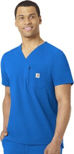 Carhartt Scrubs C15137 Men's Rugged Flex® Modern Fit Tuck-In Top - Image 2