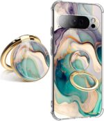 Case for Google Pixel 9 Pro Soft TPU Pixel 9Pro | Camera Lens Protector, Marble Slim, Anti-Drop, Shockproof Protective, Women Stylish, Phone Covers, 2024, 6.34 Inch - Image 2