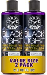 Chemical Guys Black Light Hybrid Radiant Finish Car Wash Soap and Superior Surface Cleanser 2 Pack (2 X 16 Fl. Oz.) - Gloss Enhancing pH Balanced Formula for Maximum Shine - Image 2