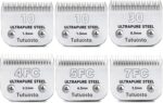 Clipper Blades Pet Grooming Clipper Replacement Blades Detachable Blade Compatible with andis/wahl/Oster Dog Clippers (2 * 10+30+4FC+5FC+7FC) - Image 2