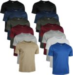 Crew Neck T-Shirt Men's Crew T-Shirts Short Sleeve Tees Sports T-Shirt - Image 2