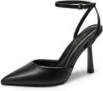 DREAM PAIRS High Heels for Women Closed Pointed Toe Dress Shoes for Women Ankle Strap Stiletto Heel Party Wedding Sexy Pump Shoes - Image 2