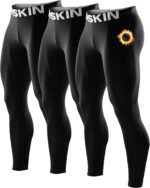 DRSKIN 3 or 2 Pack Men's Thermal Compression Pants Tights Fleece Lined Base Layers Underwear Sports Athletic Workout Winter - Image 2