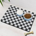Dog Food & Water Mat, Pet Feeding Mats for Floor Non-Slip Waterproof, Super Absorbent Cat Bowl Easy to Clean Eco-Friendly Durable Pet Placemat - Image 2