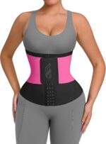 FeelinGirl Waist Trainer for Women Waist Trimmer Ab Belt Tummy Control with Triple Segmented Belt Hourglass Body Shaper - Image 2